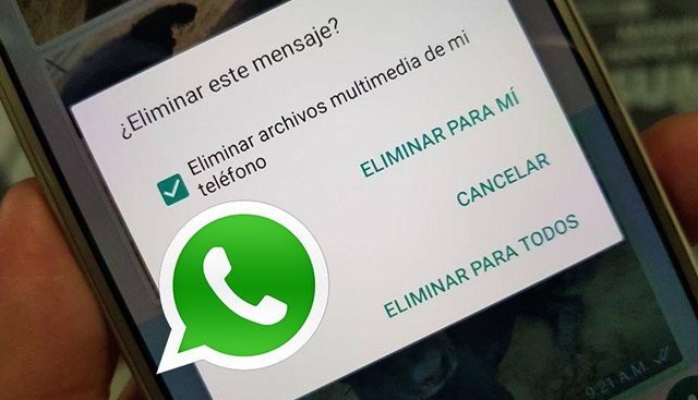 eliminar mensajes de WhatsApp