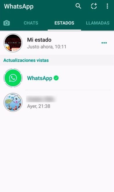 bloquea en WhatsApp