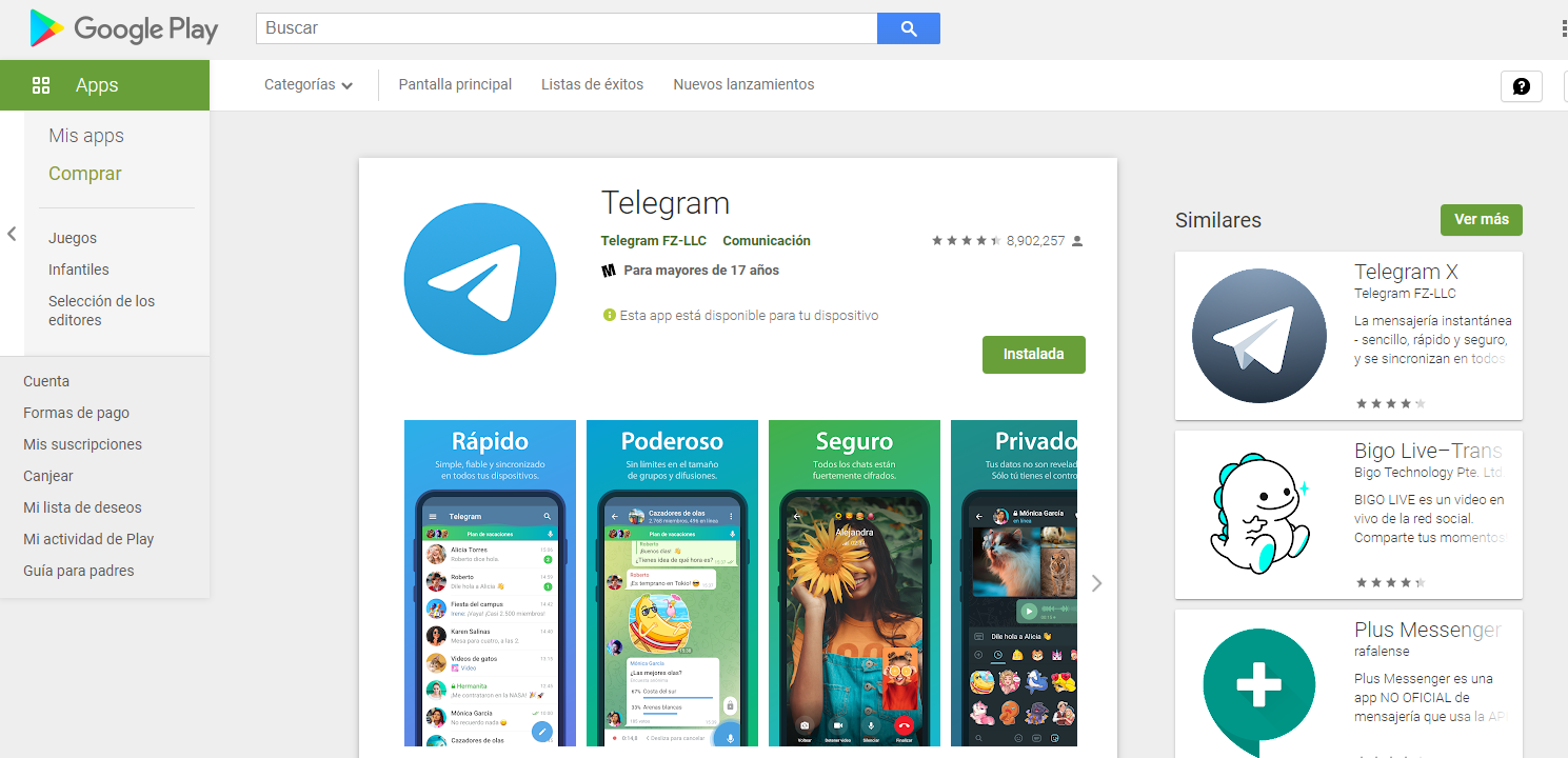 Descargar Telegram gratis para Android