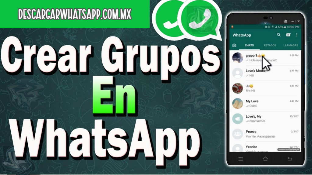 Como crear un grupo de WhatsApp
